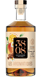 Aromatiques Orange Pêche Cannelle - boisson spiritueuse - Cognac 38 08