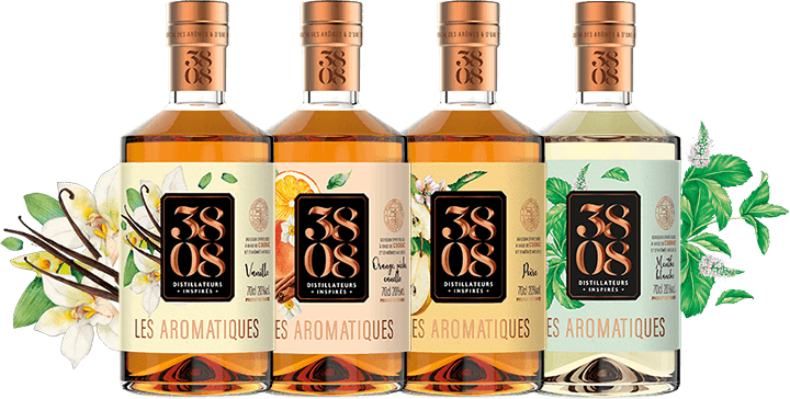 Collection Aromatiques Vanille, Orange, Poire, Menthe - Cognac 3808