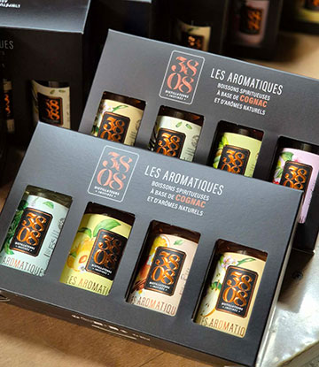 Coffret Découverte 4 Aromatiques - Cognac 38 08