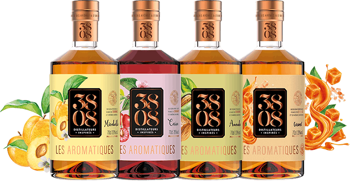 Collection Aromatiques Mirabelle, Cerise, Amande, Caramel - Cognac 3808